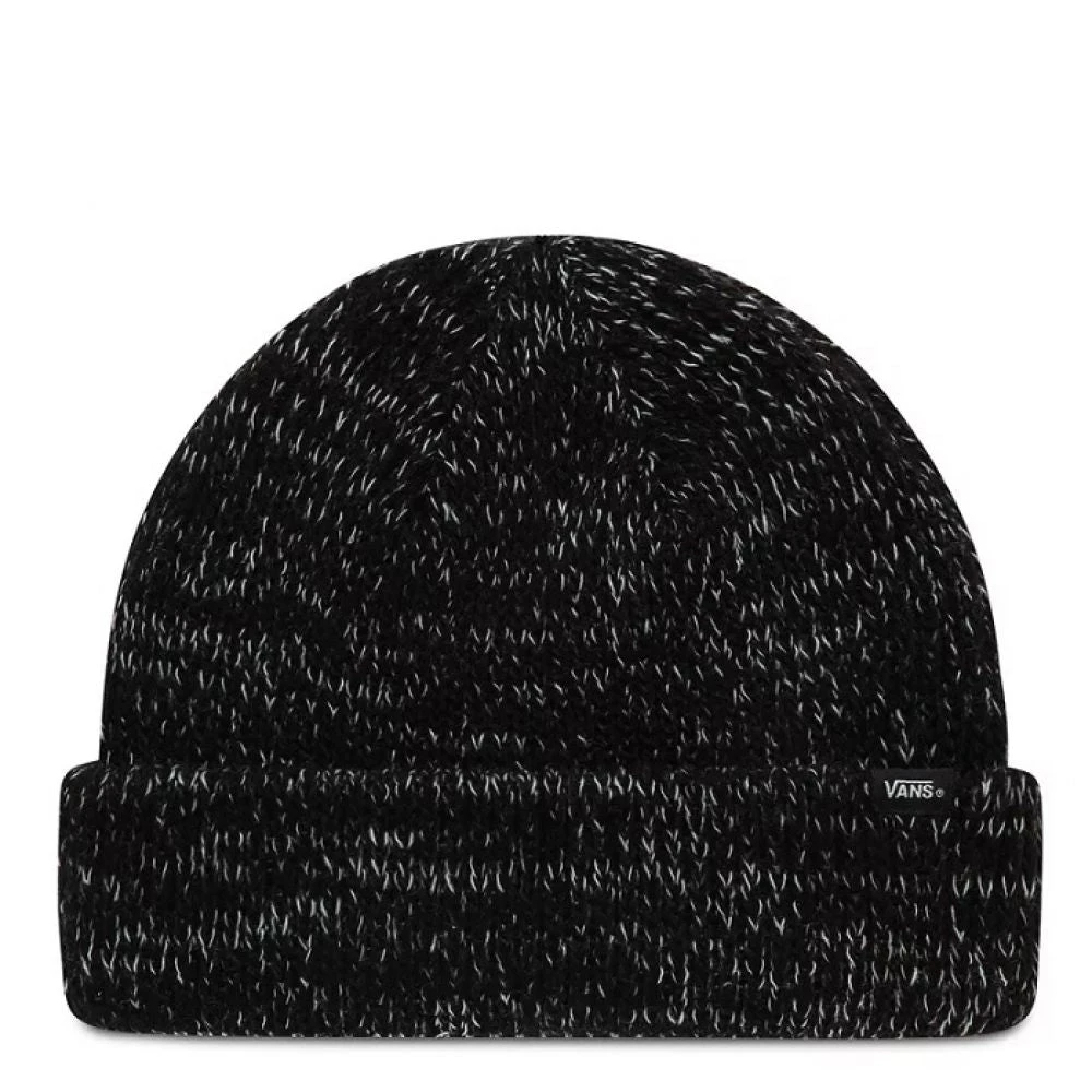 Vans Core Basics Beanie In Black Heather 3 Vans Core Basics Beanie In Black Heather