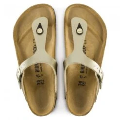 Birkenstock Women's Gizeh Birko-Flor In Gold 9 Birkenstock Women's Gizeh Birko-Flor In Gold -Shoe Luxe Shop 1016108 top 1100x