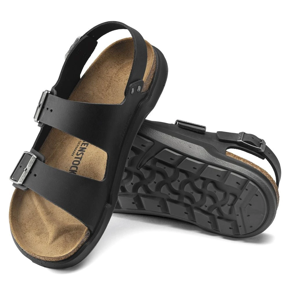 Birkenstock Men's Milano CT Oiled Leather In Black 5 Birkenstock Men's Milano CT Oiled Leather In Black - Image 3