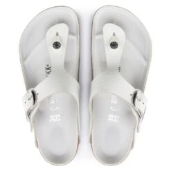 Birkenstock Women's Big Buckle Gizeh Leather In White 9 Birkenstock Women's Big Buckle Gizeh Leather In White -Shoe Luxe Shop 1018885 4 1100x