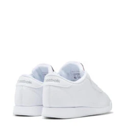 Reebok Women's Princess In White -Shoe Luxe Shop 1475 7 footwear photography back lateral top view white 1100x