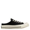 Converse Chuck 70 Mule Recycled Canvas In Black/Black/Egret -Shoe Luxe Shop 172591c 1 1100x