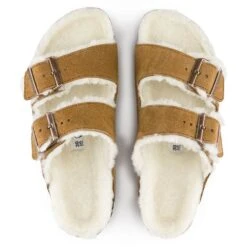 Birkenstock Arizona Shearling In Mink -Shoe Luxe Shop 1 0 1001128 3 1100x