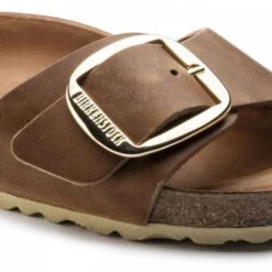 Birkenstock Women's Madrid Big Buckle Oiled Leather In Cognac (Narrow Width) 12 Birkenstock Women's Madrid Big Buckle Oiled Leather In Cognac (Narrow Width) -Shoe Luxe Shop 1 0 1006525 detail 1 1100x