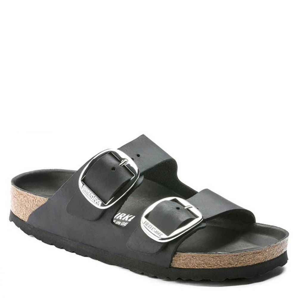 Birkenstock Women's Arizona Big Buckle Oiled Leather In Black (Narrow Width) 4 Birkenstock Women's Arizona Big Buckle Oiled Leather In Black (Narrow Width) - Image 2