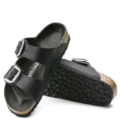 Birkenstock Women's Arizona Big Buckle Oiled Leather In Black (Narrow Width) 9 Birkenstock Women's Arizona Big Buckle Oiled Leather In Black (Narrow Width) -Shoe Luxe Shop 1 0 1011075 4 1100x