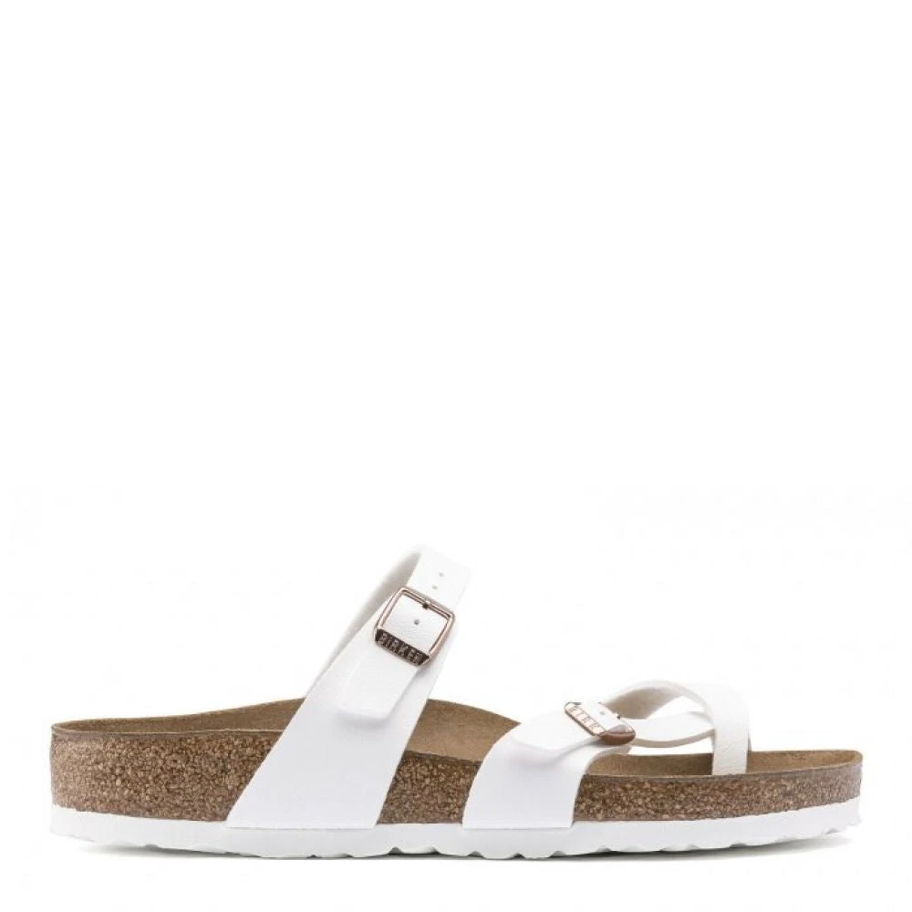 Birkenstock Mayari Birko-Flor In White 3 Birkenstock Mayari Birko-Flor In White