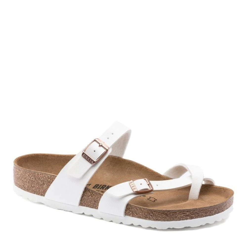 Birkenstock Mayari Birko-Flor In White 4 Birkenstock Mayari Birko-Flor In White - Image 2