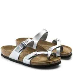 Birkenstock Mayari Birko-Flor In Silver 8 Birkenstock Mayari Birko-Flor In Silver -Shoe Luxe Shop 1 0 1045 birkenstock mayari birko flor 71083 silver 3 1100x