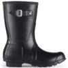 Hunter Women's Original Short Rain Boots In Black