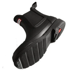 Hunter Women's Commando Chelsea Boots In Black -Shoe Luxe Shop 20220114165736 prod ss22 org wfs1018rma blk 4 1100x