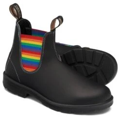 Blundstone Women's Original 2105 In Black With Rainbow Elastic And Contrast Stitching -Shoe Luxe Shop 2105 3 1 1100x