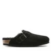 Birkenstock Boston Shearling Suede Leather In Black 2 Birkenstock Boston Shearling Suede Leather In Black -Shoe Luxe Shop 2 5 259883 side 1100x