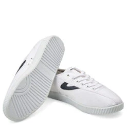 Tretorn Nylite Plus Canvas In White/Navy 9 Tretorn Nylite Plus Canvas In White/Navy -Shoe Luxe Shop 480167031 4 1100x