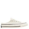 Converse Chuck 70 Mule Recycled Canvas In Egret/Egret/Black 1 Converse Chuck 70 Mule Recycled Canvas In Egret/Egret/Black -Shoe Luxe Shop 4 1100x