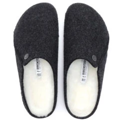 Birkenstock Women's Zermatt Shearling Wool Felt In Anthracite (Narrow Width) 8 Birkenstock Women's Zermatt Shearling Wool Felt In Anthracite (Narrow Width) -Shoe Luxe Shop BI 1015084 2095 3 1100x