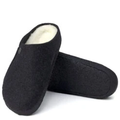 Birkenstock Women's Zermatt Shearling Wool Felt In Anthracite (Narrow Width) 9 Birkenstock Women's Zermatt Shearling Wool Felt In Anthracite (Narrow Width) -Shoe Luxe Shop BI 1015084 2095 4 1100x