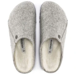 Birkenstock Men's Zermatt Shearling Wool Felt In Light Grey 8 Birkenstock Men's Zermatt Shearling Wool Felt In Light Grey -Shoe Luxe Shop BI 1015092 2100 3 1100x