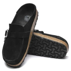 Birkenstock Buckley Suede Leather In Black (Narrow Width) -Shoe Luxe Shop BI 1017826 2073 3 1100x