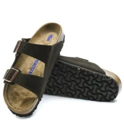 Birkenstock Women's Arizona Softbed Leather In Mocha (Narrow Width) -Shoe Luxe Shop BI 951313 2078 4 1100x