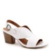 Bueno Women's Chloe Heeled Sandal II In White -Shoe Luxe Shop BU CHLOE WH 1185 1 1100x