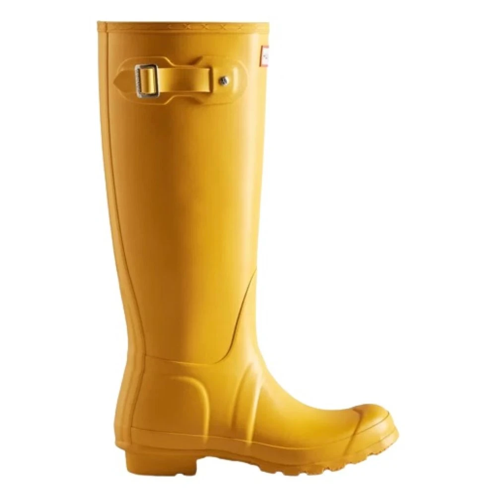 Hunter Women's Original Tall Rain Boots In Yellow 3 Hunter Women's Original Tall Rain Boots In Yellow