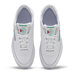 Reebok Women's Club C 85 In White/Green -Shoe Luxe Shop RB AR0456 1053B 3 1100x