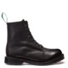 Solovair 8 Eye Derby Boot In Black Grain 2 Solovair 8 Eye Derby Boot In Black Grain -Shoe Luxe Shop SV 551 BK SG 117 1 1100x
