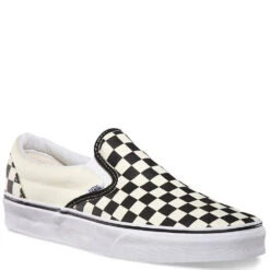Vans Checkerboard Slip-On In Black/Off White -Shoe Luxe Shop b b 2 1100x