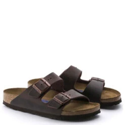 Birkenstock Arizona Softbed Oiled Leather In Habana -Shoe Luxe Shop b i birkenstock arizona softbed oiled leather habana 452761 2 2 1100x