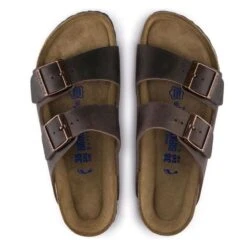 Birkenstock Arizona Softbed Oiled Leather In Habana -Shoe Luxe Shop b i birkenstock arizona softbed oiled leather habana 452761 4 1100x