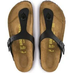Birkenstock Gizeh Birko-Flor In Black 9 Birkenstock Gizeh Birko-Flor In Black -Shoe Luxe Shop b i birkenstock gizeh birko flor black 43693 4 1100x