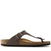 Birkenstock Gizeh Birko-Flor Nubuck In Mocha -Shoe Luxe Shop b i birkenstock gizeh birko flor nubuck 1 1100x