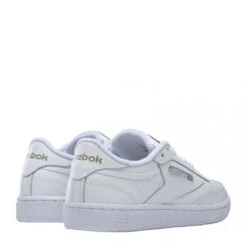 Reebok Women's Club C 85 In White/Sheer Grey -Shoe Luxe Shop bs7685 ftw photo back lateral top white 1100x
