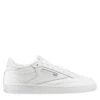 Reebok Women's Club C 85 In White/Sheer Grey -Shoe Luxe Shop bs7685 ftw photo side lateral white 1100x