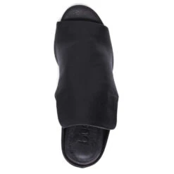 Bueno Women's Cara Heeled Sandal In Black/Black -Shoe Luxe Shop bu cara blk 1197 3 1100x