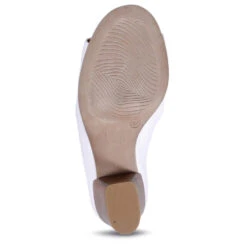Bueno Women's Cara Heeled Sandal In White -Shoe Luxe Shop bu cara wht 1196 4 1100x