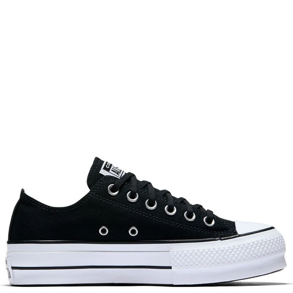 Converse Women's Chuck Taylor All Star Lift Low Top In Black 4 Converse Women's Chuck Taylor All Star Lift Low Top In Black - Image 2