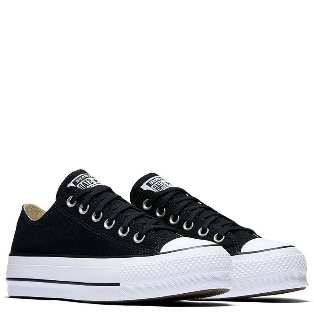 Converse Women's Chuck Taylor All Star Lift Low Top In Black 3 Converse Women's Chuck Taylor All Star Lift Low Top In Black