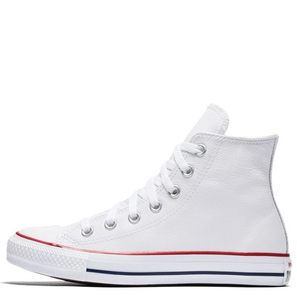Converse Chuck Taylor All Star Leather High Top In Optic White 7 Converse Chuck Taylor All Star Leather High Top In Optic White - Image 5