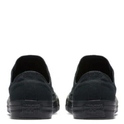 Converse Chuck Taylor All Star Mono Canvas Low Top In Black Monochrome -Shoe Luxe Shop c o converse chuck taylor all star monochrome canvas low top black m5039 5 1 1100x