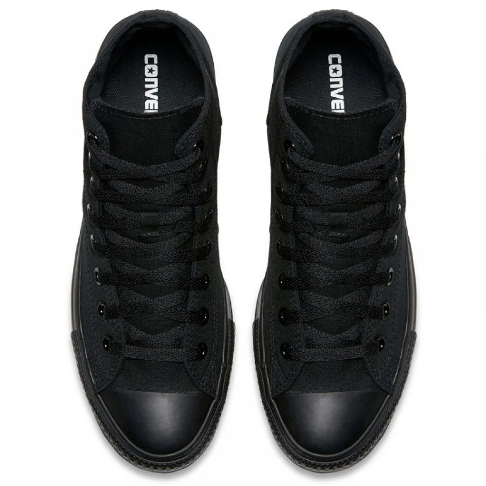 Converse Chuck Taylor All Star Mono Canvas High Top In Black Monochrome 6 Converse Chuck Taylor All Star Mono Canvas High Top In Black Monochrome - Image 4