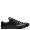 Converse Chuck Taylor All Star Mono Leather Low Top In Black Monochrome 1 Converse Chuck Taylor All Star Mono Leather Low Top In Black Monochrome -Shoe Luxe Shop c o converse chuck taylor all star monochrome leather low top black 135253 1 1100x