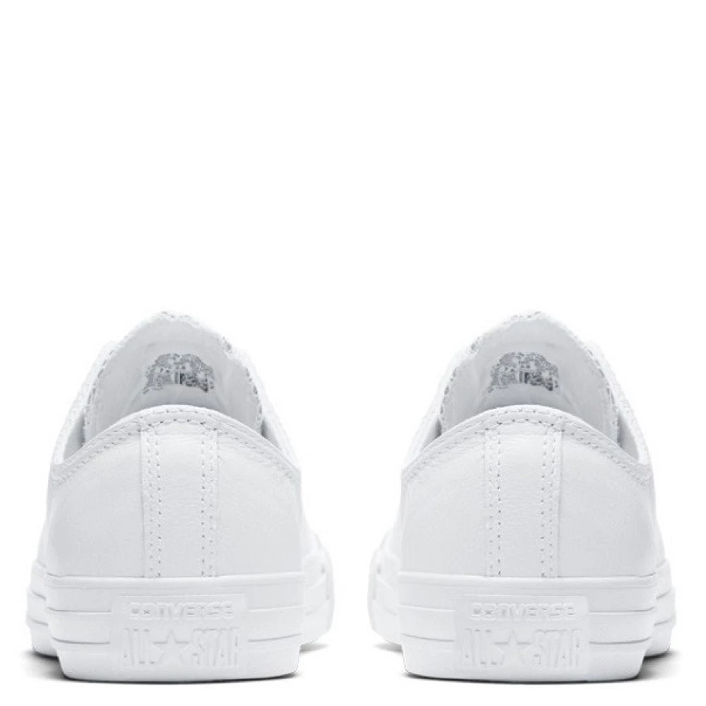 Converse Chuck Taylor All Star Mono Leather Low Top In White Monochrome 7 Converse Chuck Taylor All Star Mono Leather Low Top In White Monochrome - Image 5