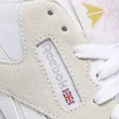 Reebok Women's Classic Nylon In White/Light Grey 9 Reebok Women's Classic Nylon In White/Light Grey -Shoe Luxe Shop fv4507 7 footwear photography detail view 1 white 1100x