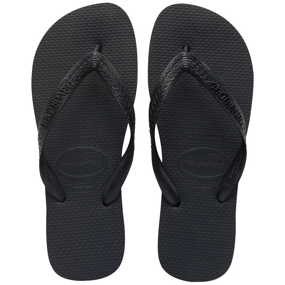 Havaianas Women's Top Flip Flop In Black 3 Havaianas Women's Top Flip Flop In Black