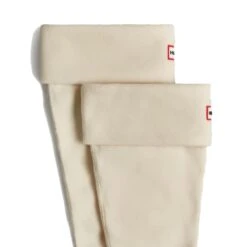 Hunter Recycled High Boot Socks With Cuff In White Hunter -Shoe Luxe Shop ht uas3400rcf hwt 32 3 1100x