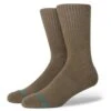 Stance Classic Crew Icon In Green -Shoe Luxe Shop in m311d14ico grn 1 1100x