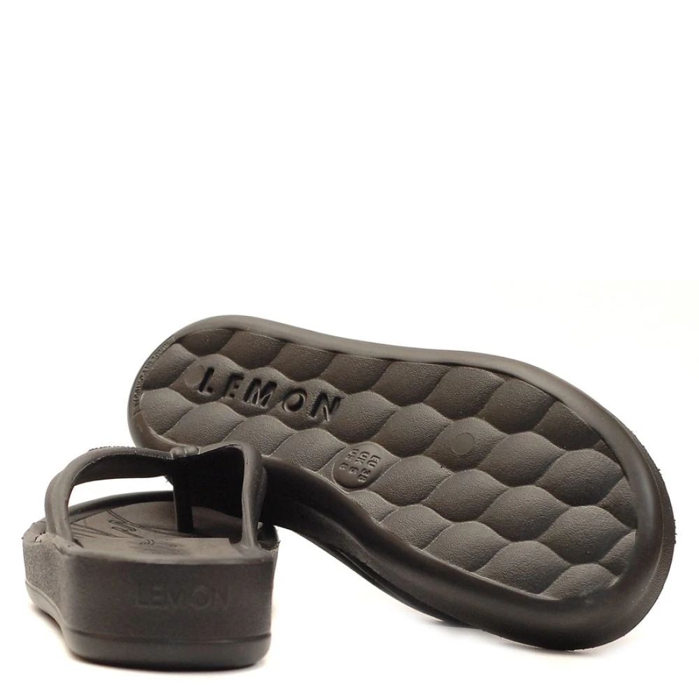 Lemon Jelly Women's Mare Flip Flips In Black 5 Lemon Jelly Women's Mare Flip Flips In Black - Image 3