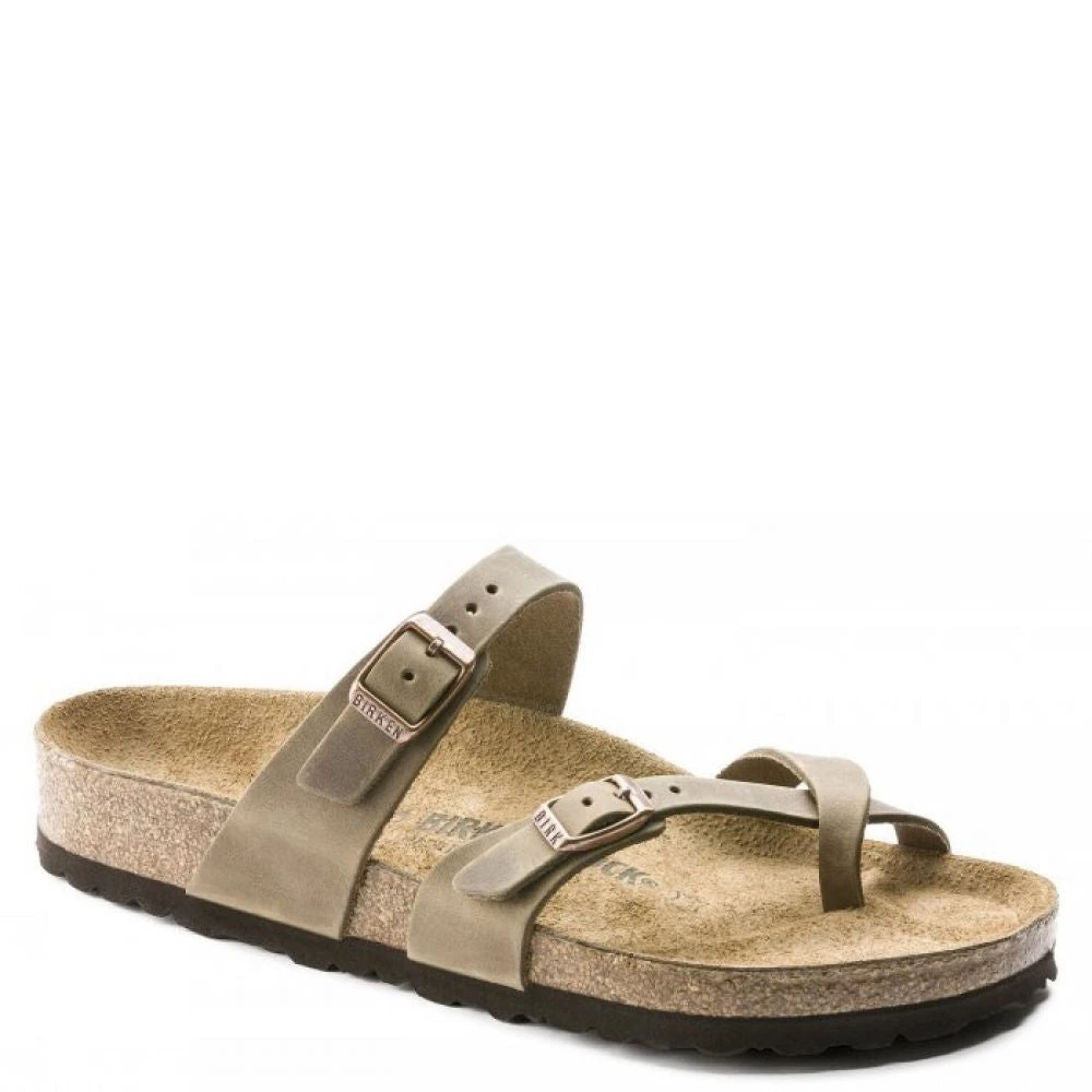 Birkenstock Women's Mayari Oiled Leather In Tobacco Brown 7 Birkenstock Women's Mayari Oiled Leather In Tobacco Brown - Image 5